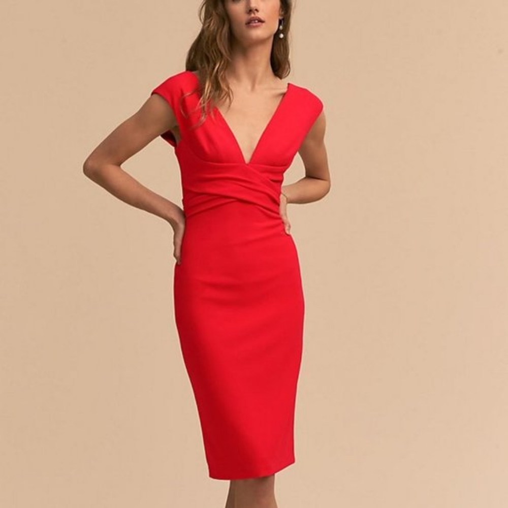 Danica BHLDN Red Dress Size 6💃